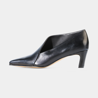 Kit Black Leather Heels - EOS FOOTWEAR | Shouz