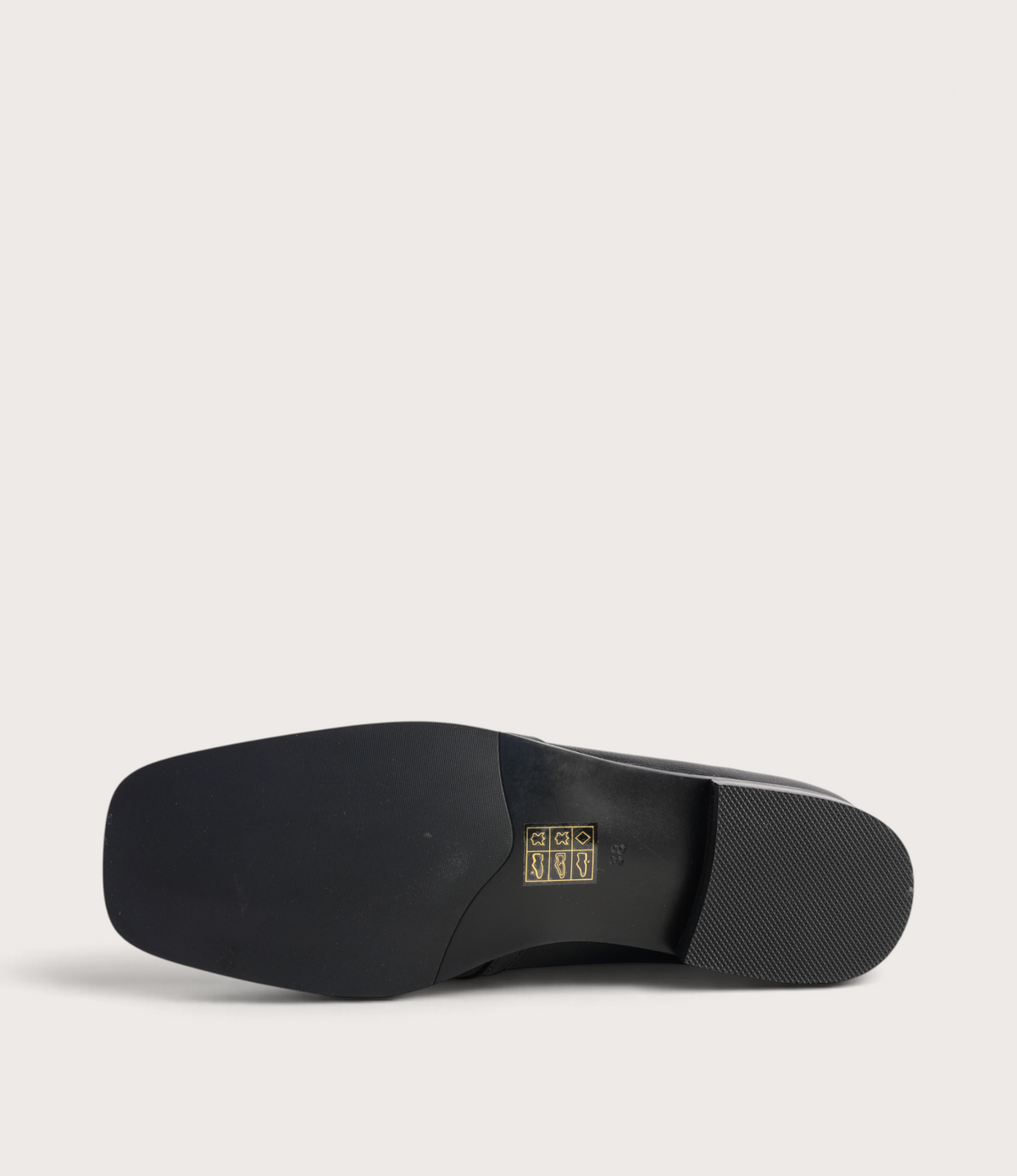 Damon Black Leather Loafers
