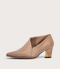 Kit Pecan Leather Heels