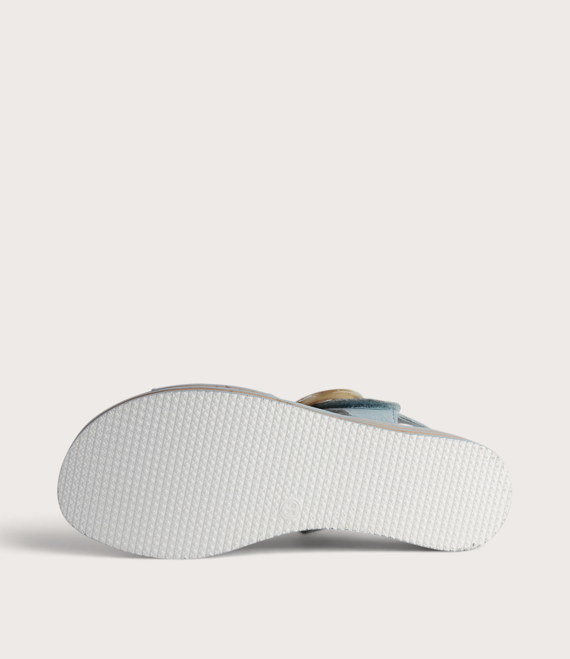 Cubbie Denim Leather Sandals