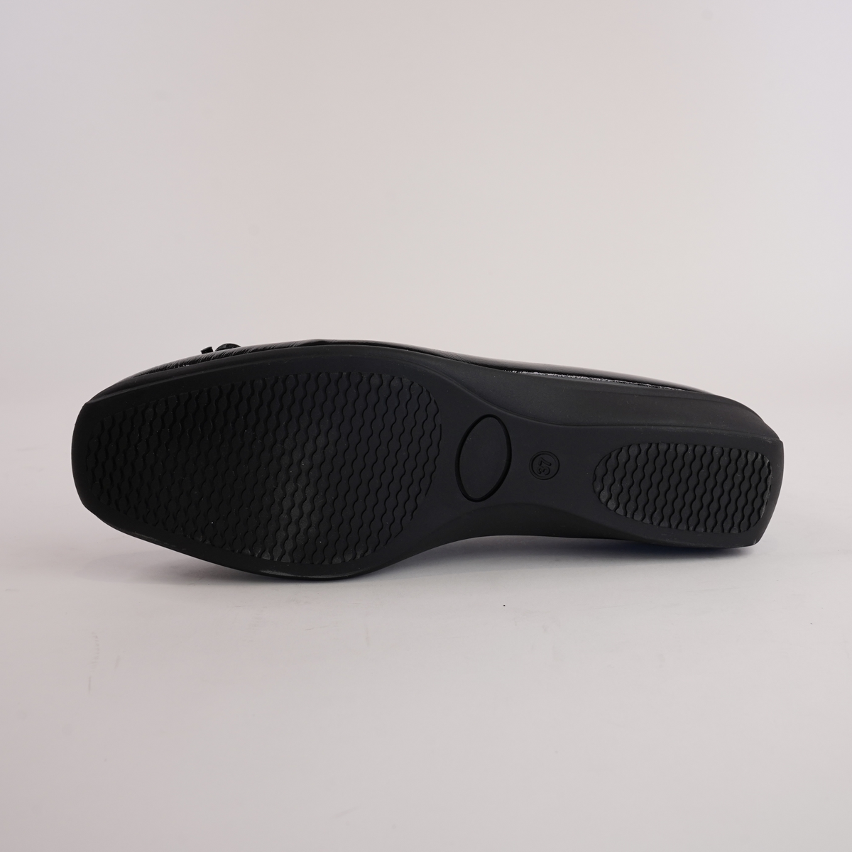 Sarah Black Patent Leather Ballet Flats - SALA | Shouz