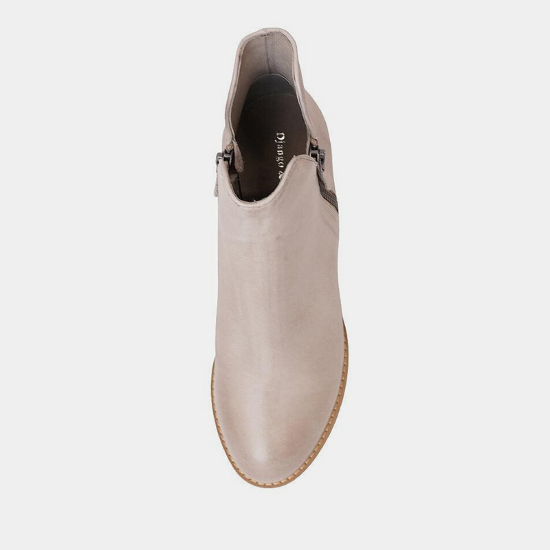 Shiannely Smoke Leather Ankle Boots