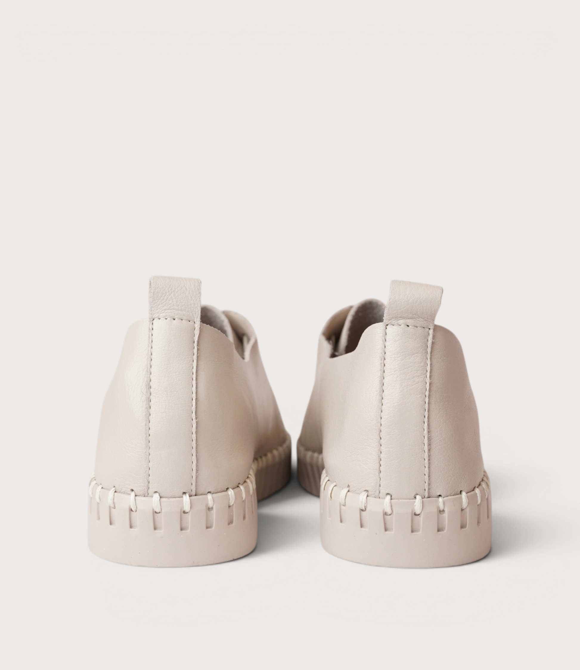Huston Almond/ Almond Sole Leather Sneakers