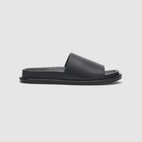Arcade Black Leather Sandals