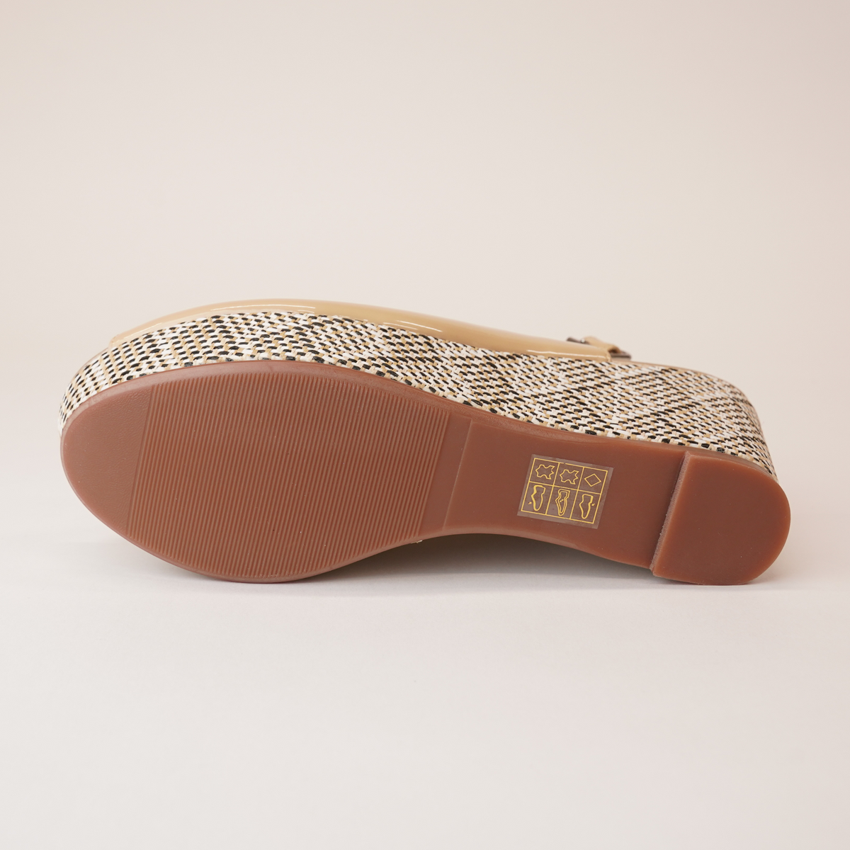 Sabyne Nude Patent Wedges - BRESLEY | Shouz