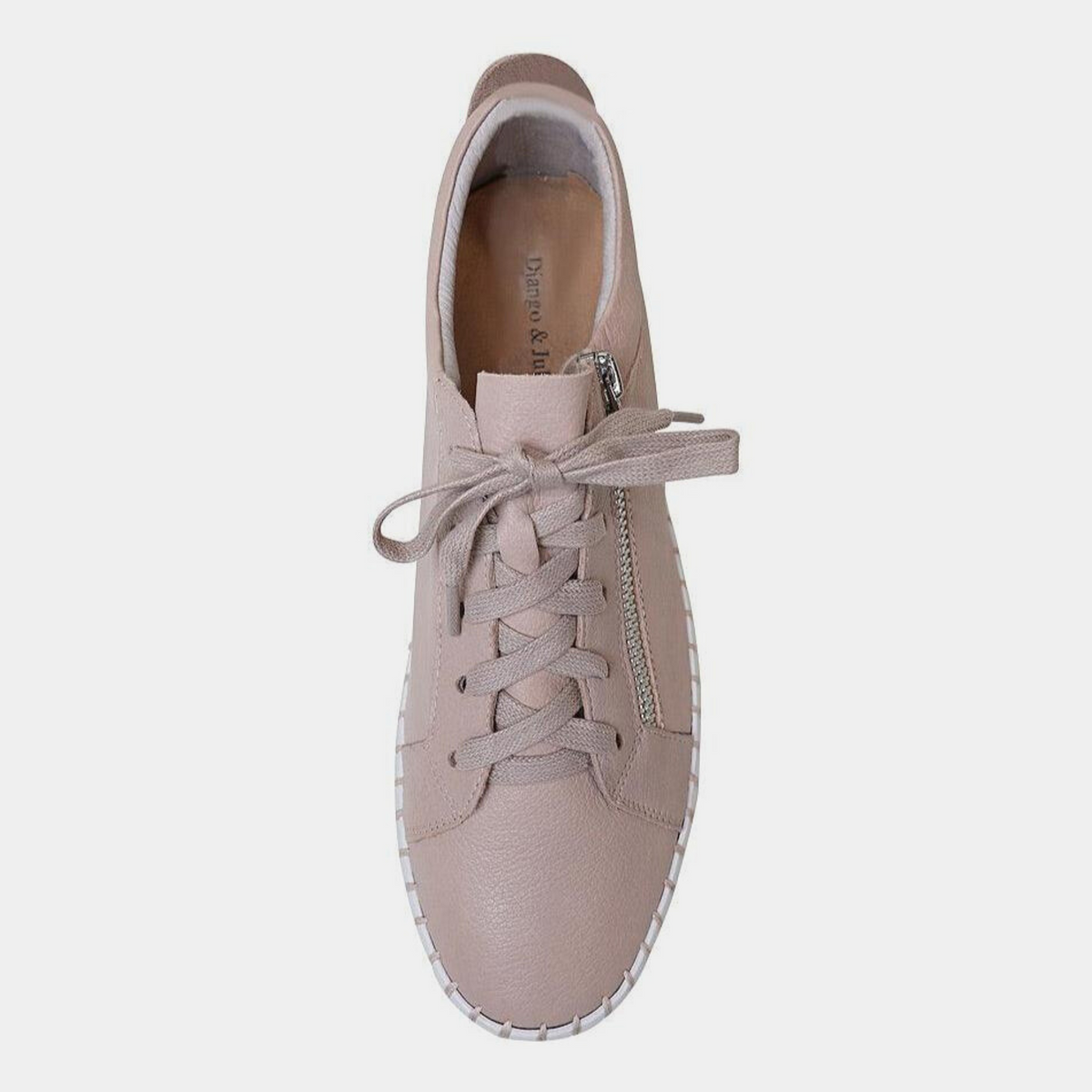 Bump Rose Leather Sneakers - Shouz