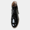 Ohmy Black Patent Leather Ankle Boots