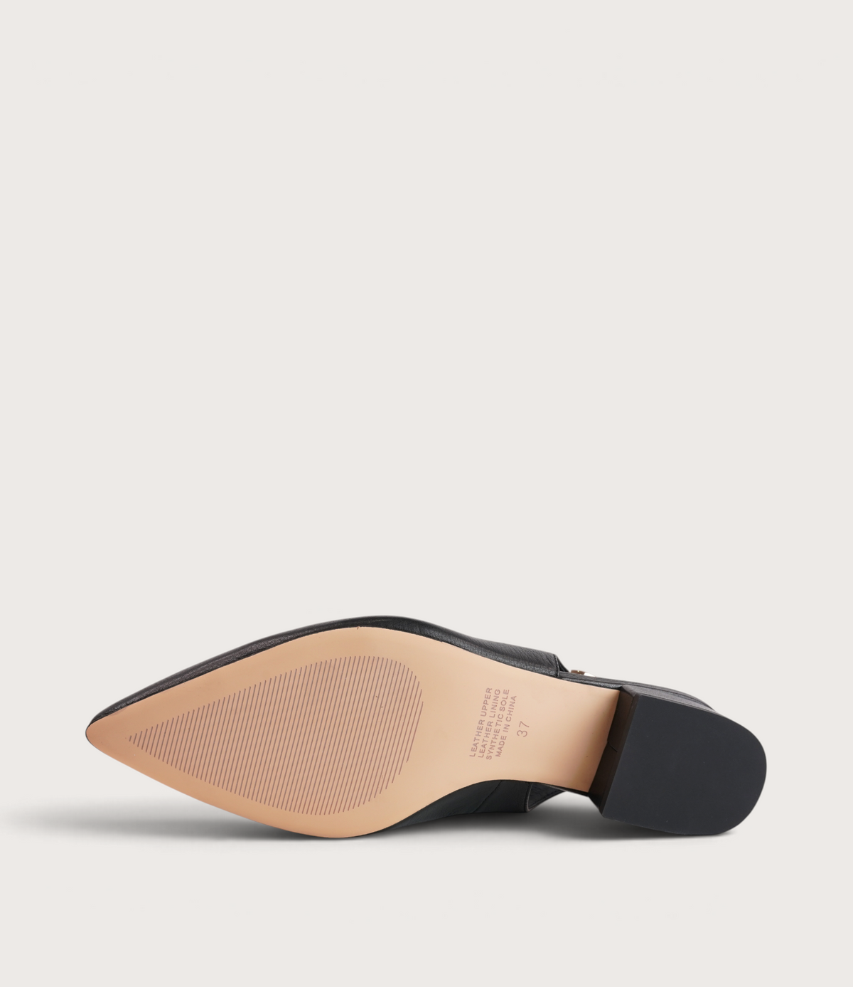 Thetrim Black Leather Heels - MOLLINI | Shouz