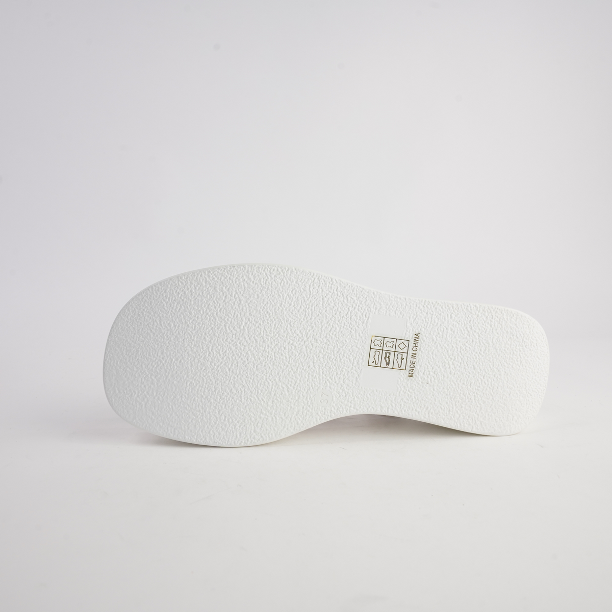 Roz White/ Gold Leather Sandals - EMMA KATE | Shouz