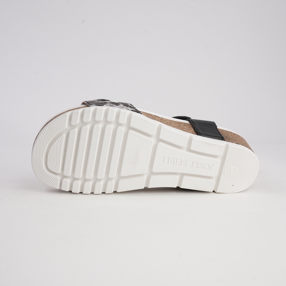 Quinn 02 Schwarz Combi Leather Sandals - JOSEF SEIBEL | Shouz