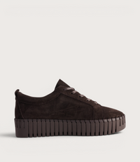 Bump Chocolate Suede Sneakers