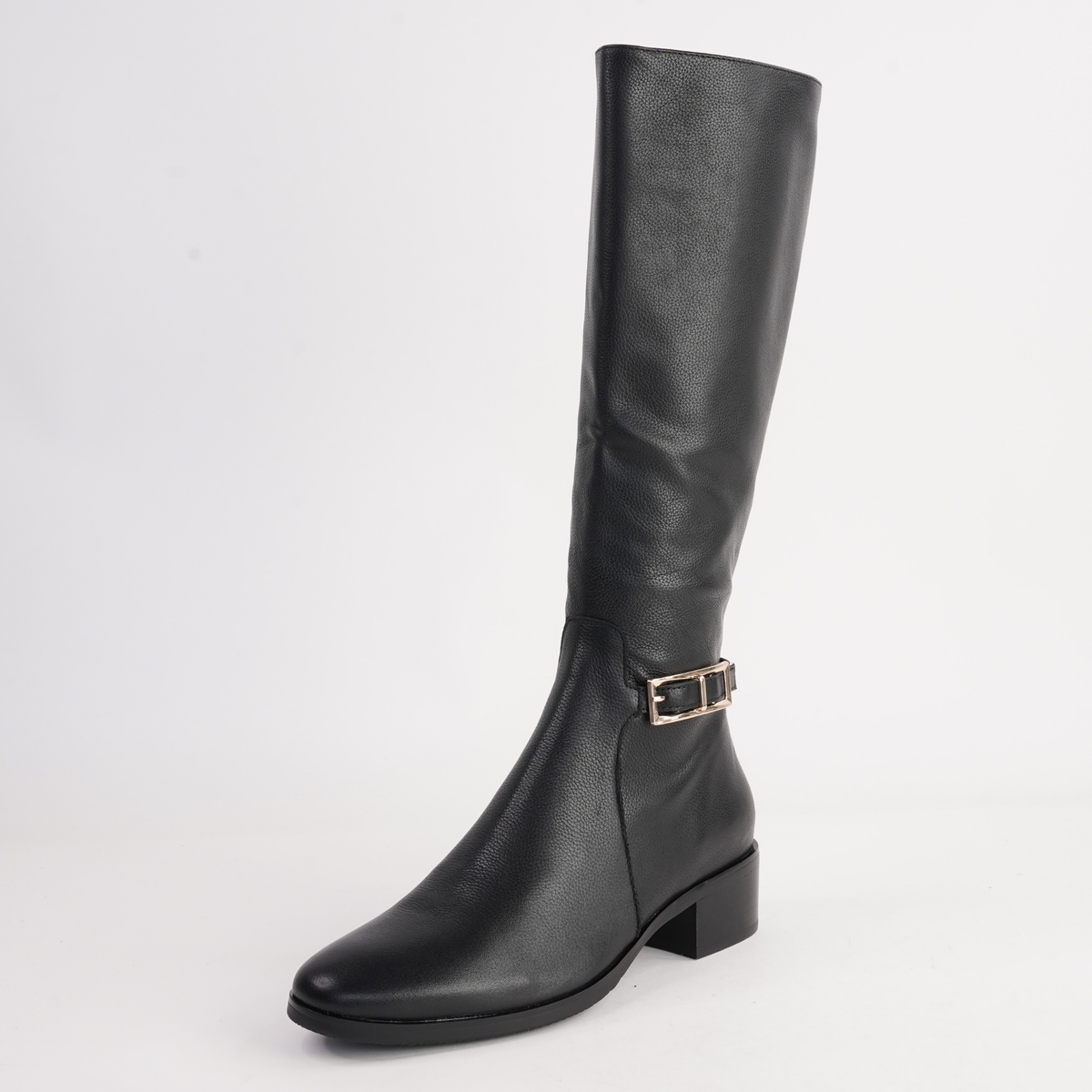 Tenrey Black Leather Boots - DJANGO AND JULIETTE | Shouz