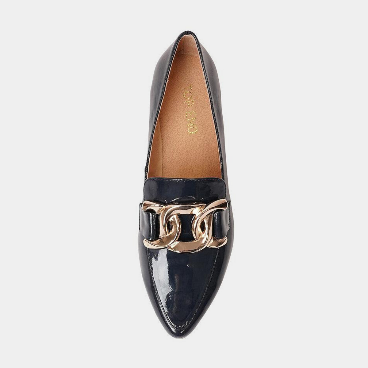 Socoro Navy Patent Leather Loafers - TOP END | Shouz