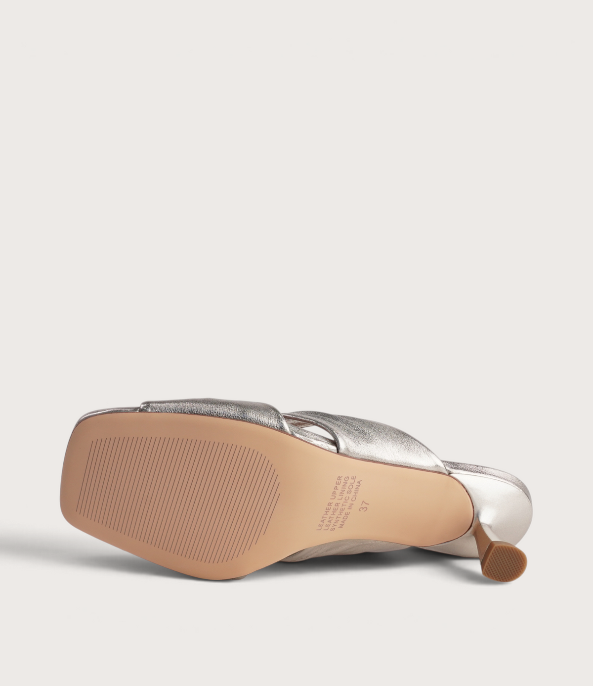Kineta Platino Leather Heels - TOP END | Shouz