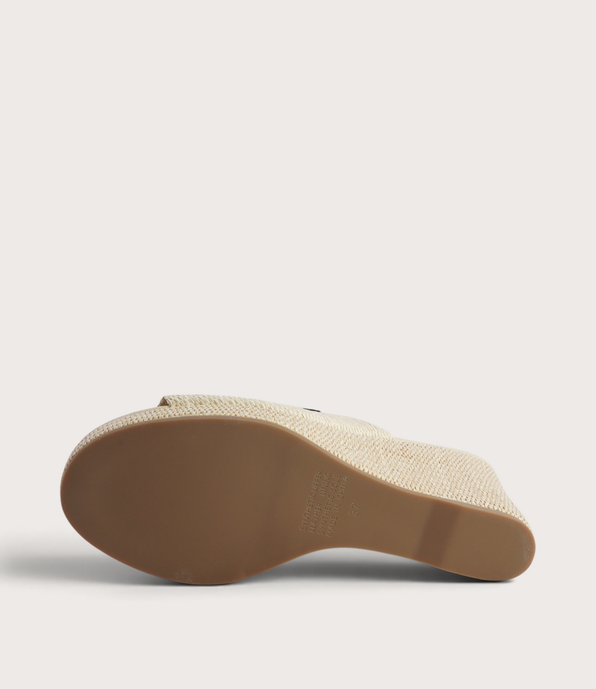 Pixiel Natural/ Black Espadrille Wedges