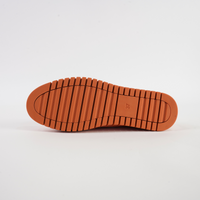 Huston Orange/ Orange Sole Leather Sneakers