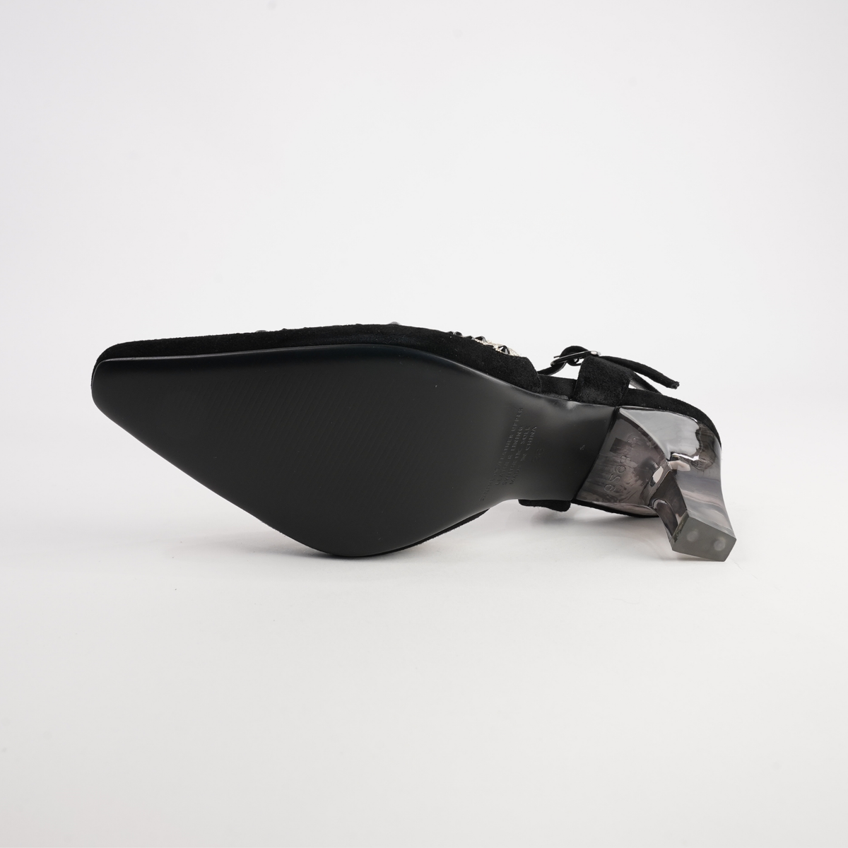 Kyler Black/ Gold Leather Heels - DJANGO AND JULIETTE | Shouz