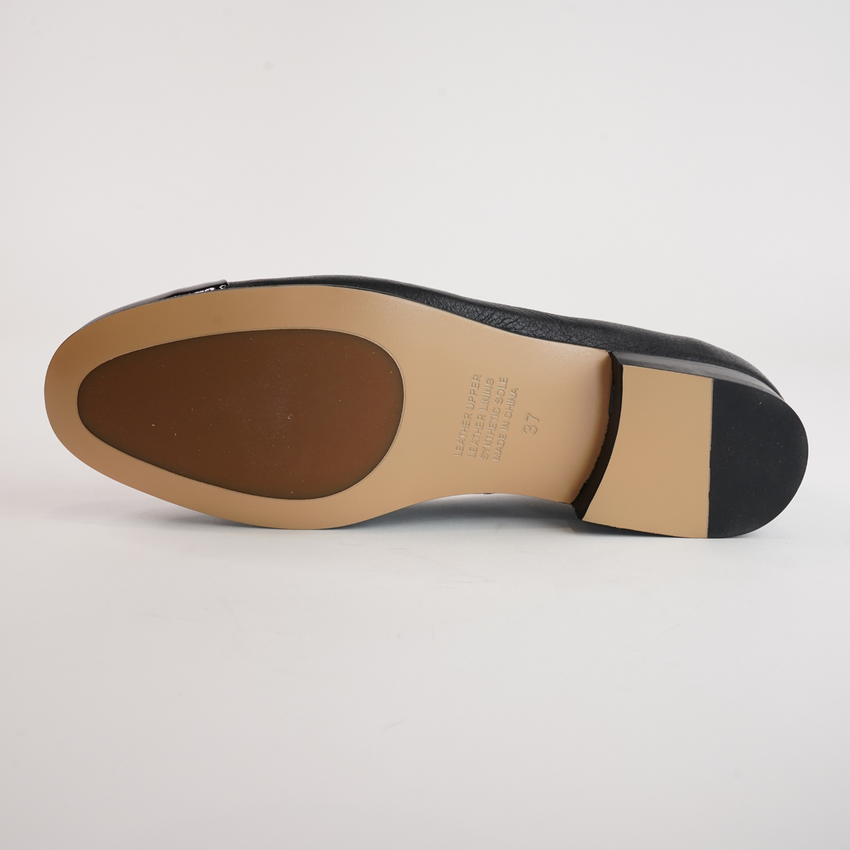 Ildiko Black Patent/ Black Leather Ballet Flats - DJANGO AND JULIETTE | Shouz