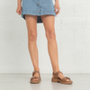 Ele Pecan Leather Sandals