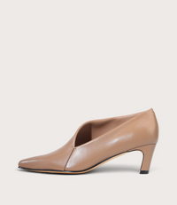 Kit Pecan Leather Heels