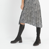 Zina Choc Suede Stretch Knee High Boots