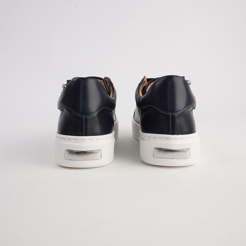 Elly Deep Ocean Leather Sneakers