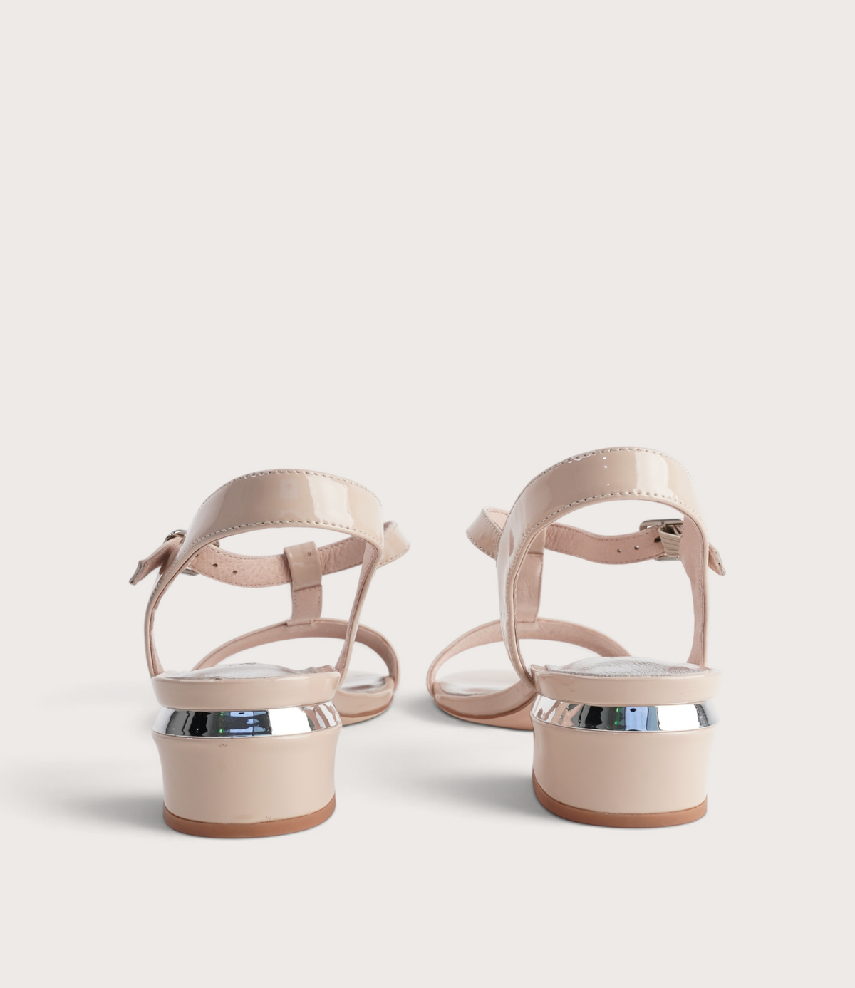Taner Cafe Patent Leather Heels