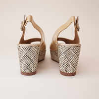 Sabyne Nude Patent Wedges