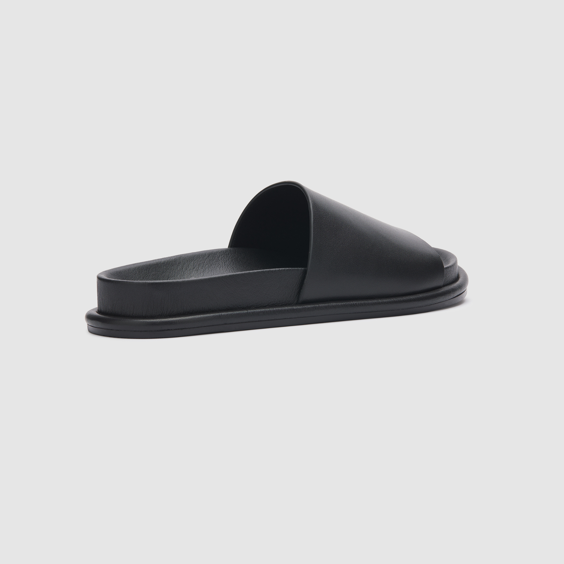 Arcade Black Leather Sandals