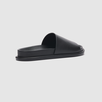 Arcade Black Leather Sandals