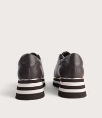 Eammes Choc/Milk Leather Sneakers