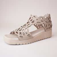 Jelodys Cafe Nude Sole Leather Sandals