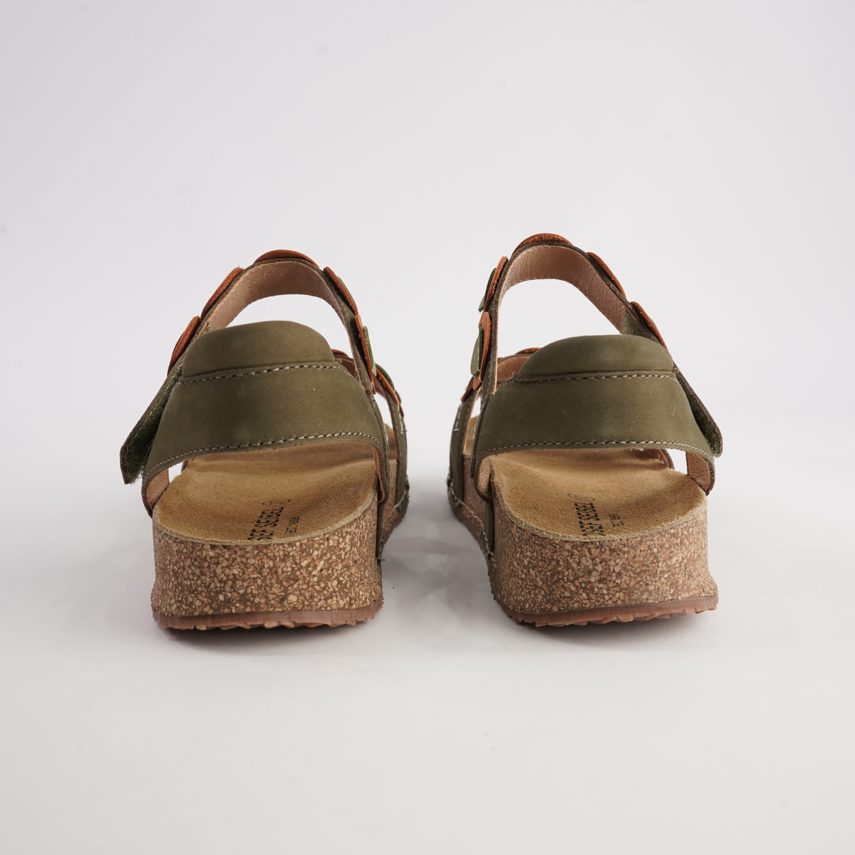 Hannah 13 Olive Multi Leather Sandals - JOSEF SEIBEL | Shouz