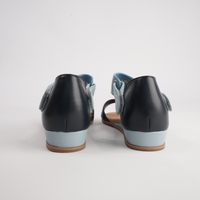 Hayzel Denim Multi Leather Sandals
