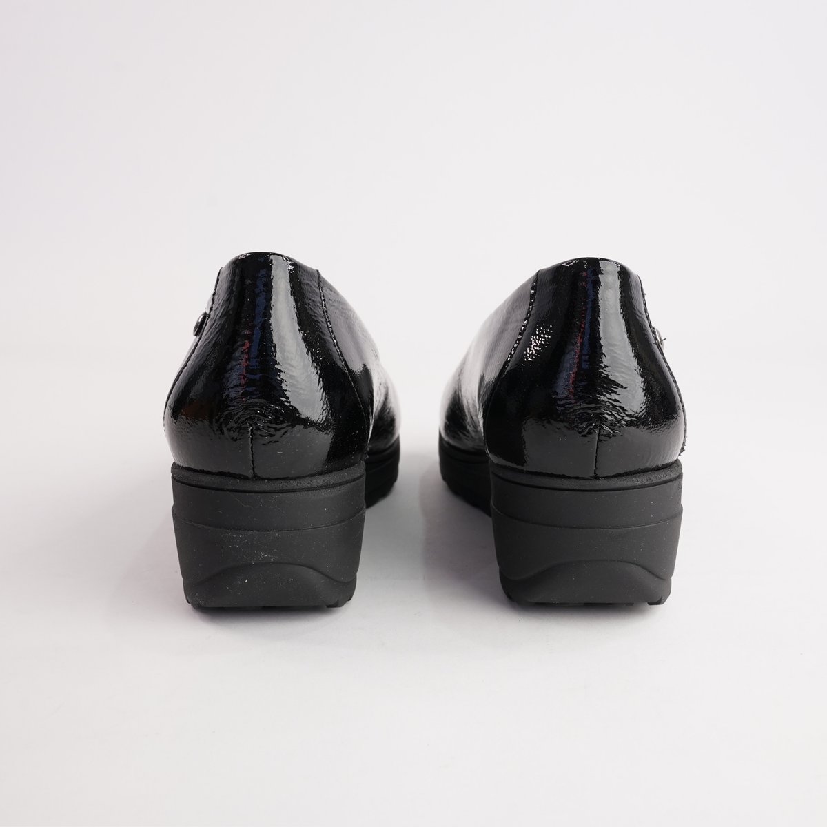 Daria Black Patent Leather Flats