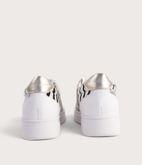 Nevyle White Multi Leather Sneakers