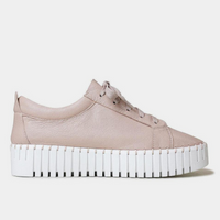 Bump Rose Leather Sneakers