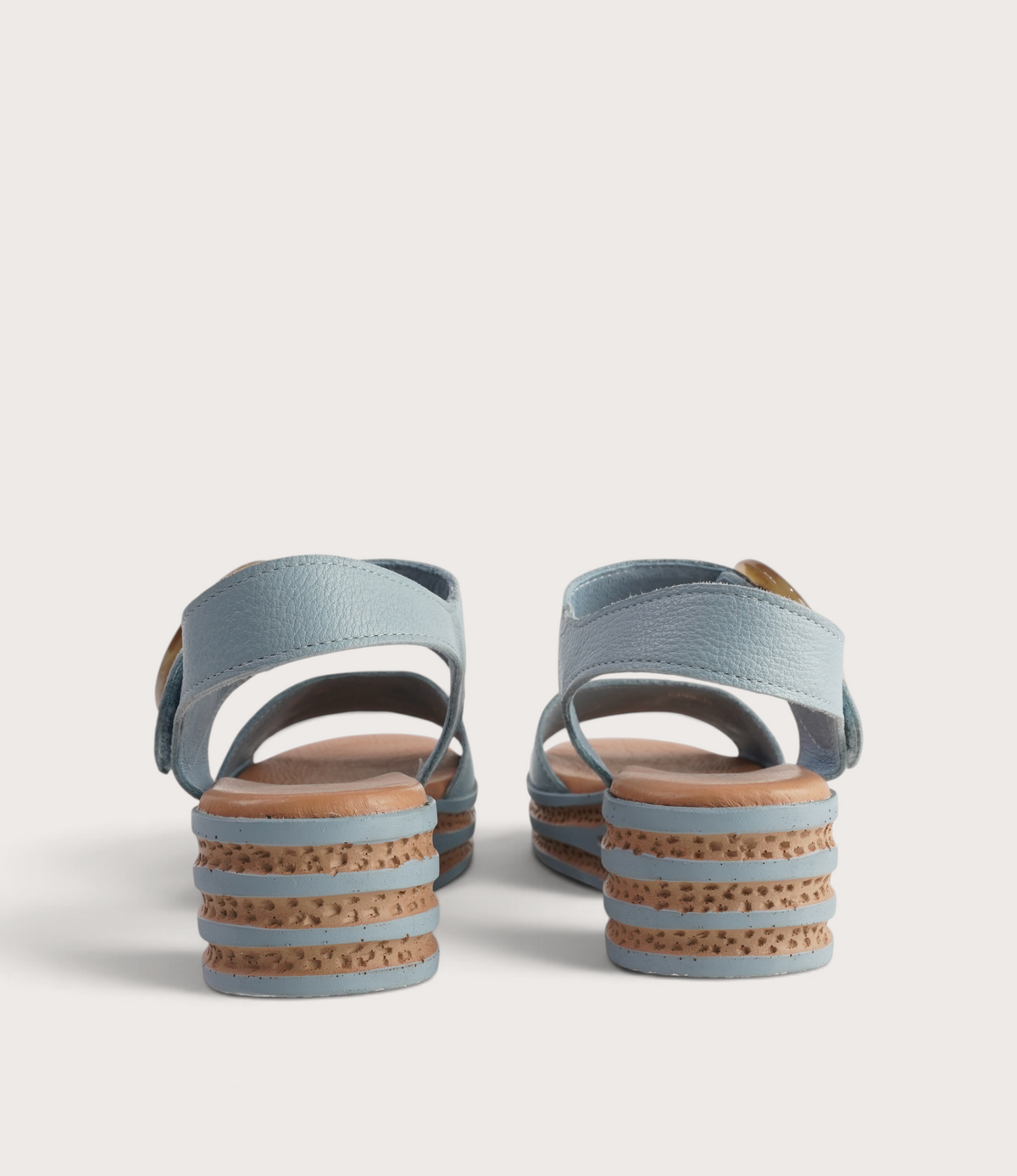 Cubbie Denim Leather Sandals