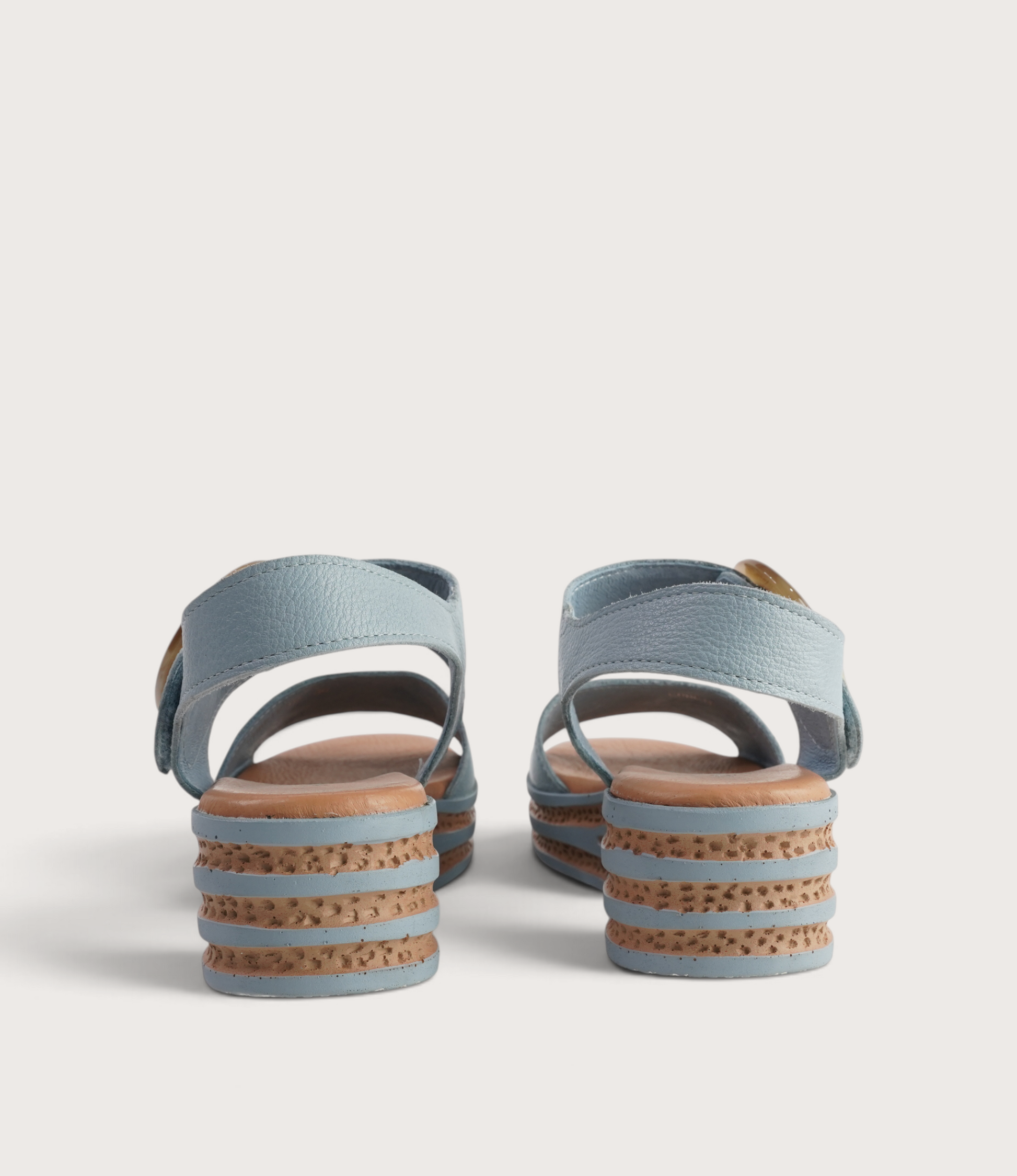 Cubbie Denim Leather Sandals