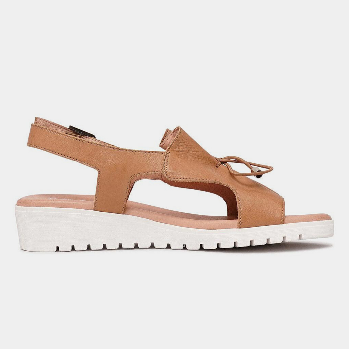 Malika Dark Tan Leather Sandals - DJANGO AND JULIETTE | Shouz