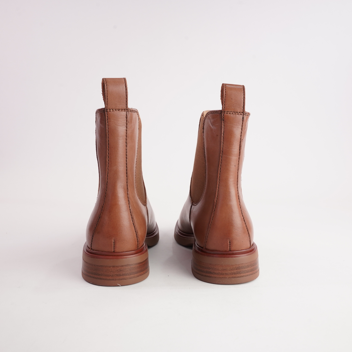 Blaik Brandy Leather Ankle Boots