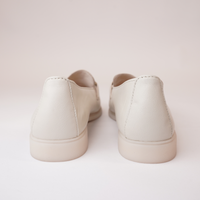 Lana Cream Leather Loafers