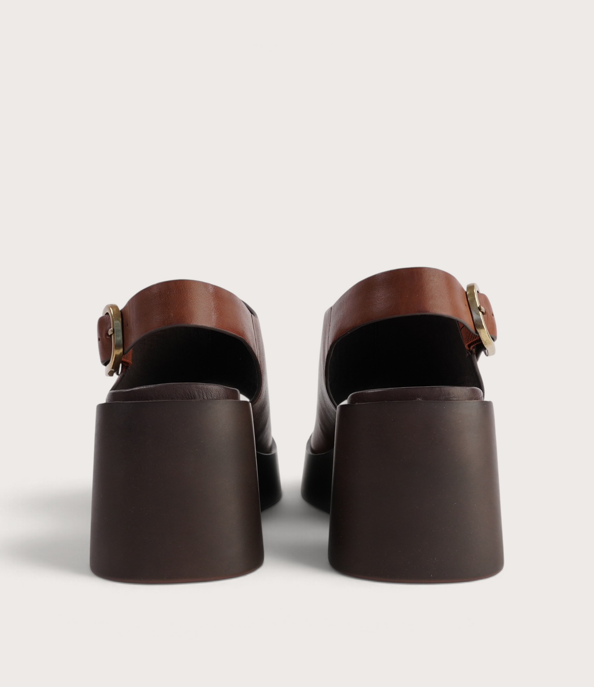 Ariani Brandy Leather Wedges