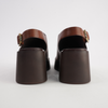 Ariani Brandy Leather Wedges