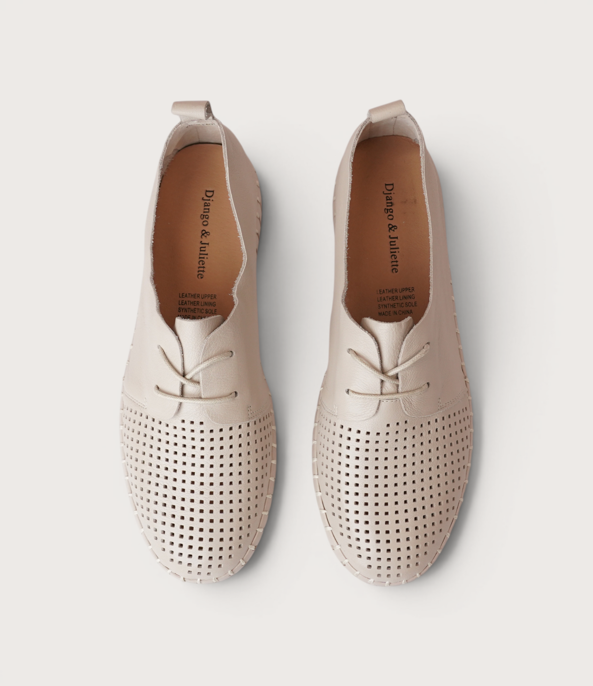 Huston Almond/ Almond Sole Leather Sneakers