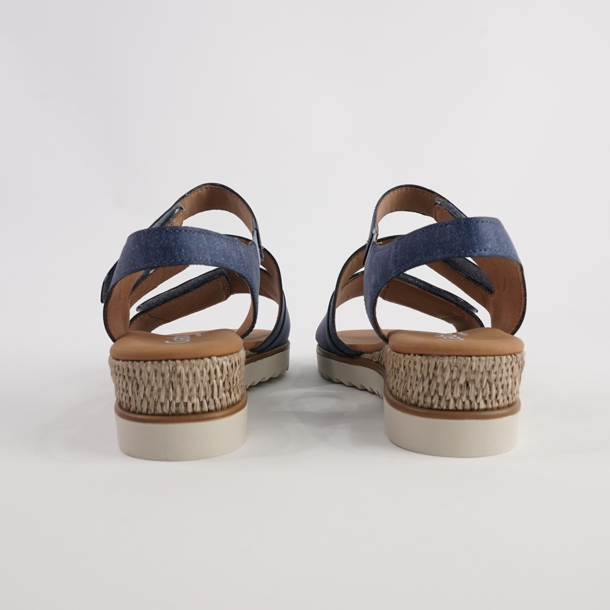 Ruth Denim Leather Sandals - GABOR | Shouz