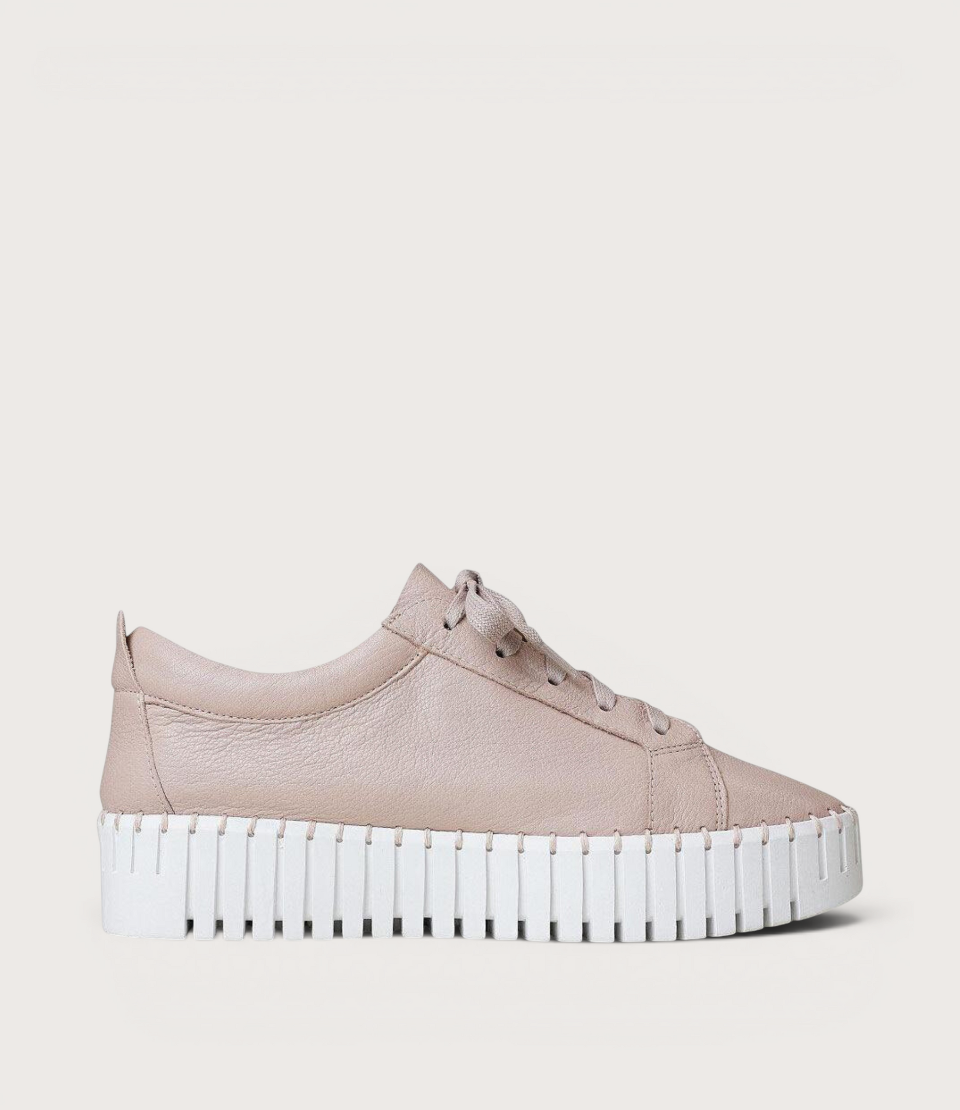 Bump Rose Leather Sneakers