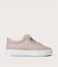 Bump Rose Leather Sneakers