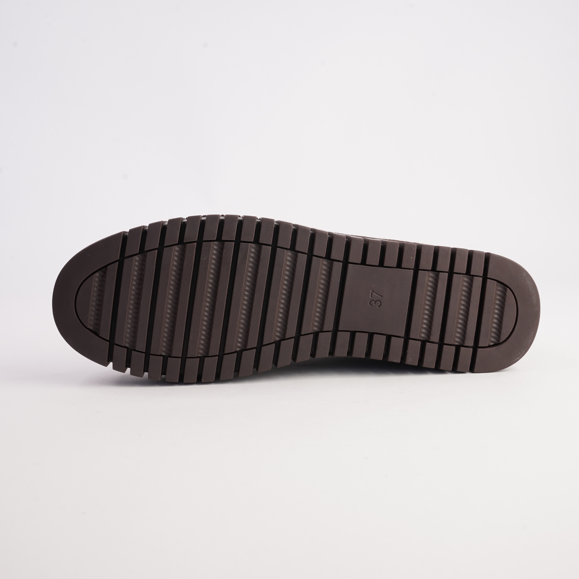 Bump Chocolate Suede Sneakers