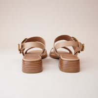 Tegean Tan Leather Heels